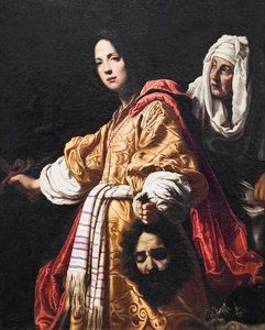 Judith con la cabeza de Holofernes (óleo sobre lienzo) de Cristofano Allori