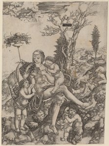Alegoría de la Madre Tierra de Cristofano Robetta