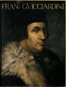 GUICCIARDINI Francesco, Retrato. antes de 1605 (óleo sobre madera) de Cristofano dell