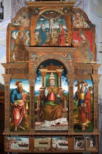 Políptico de San Pedro en la cátedra