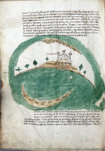 Mapa de la isla de Santorini (Grecia)