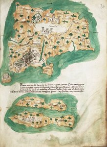 Carta de Naxos en vitela, c.1420 (vitela)