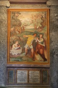 Martirio de Santa Lucía y Santa Eufemia de otros santos