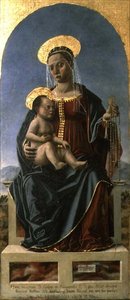 La Virgen con el Niño de Cristoforo da Lendinara Canozzi or Canozi