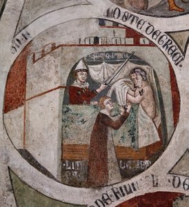 Agamenón inmovilizado por Clitemnestra de Cristoforo di & Piero Meo di Bindoccio