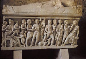 Hipólito y Fedra (detalle) de Croatian School