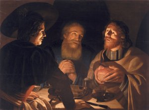 Cena de Emaús de Cryn Hendricksz Volmaryn