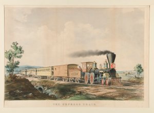 El tren expreso de Currier and Ives