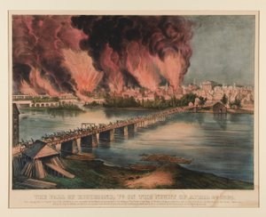 La caída de Richmond, Virginia, en la noche del 2 de abril de 1865