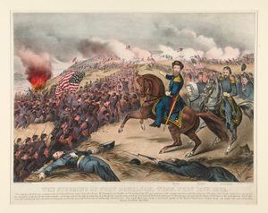 el asalto de Fort Donelson, Tenn. 15 de febrero de 1862 de Currier and Ives