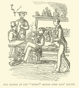 Ilustración para El Pequeño Sr. Bouncer y su Amigo Verdant Green de Cuthbert Bradley