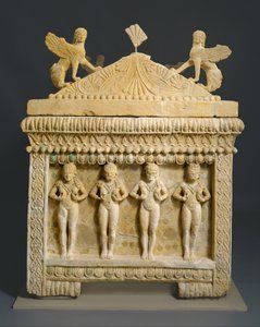 Sarcófago de Piedra Caliza: el Sarcófago de Amathus, c.460 a.C. de Cypriot