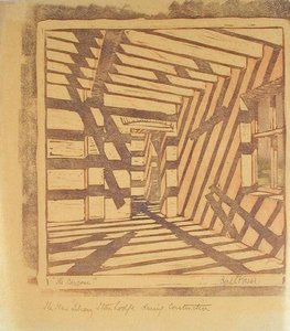 El canal, c.1929 (linograbado)