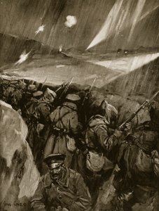 Búlgaros sitiando Adrianópolis, 1912-13 de Cyrus Cuneo