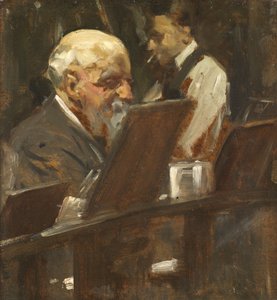 John Anster Fitzgerald, el Pintor de Hadas, en el Sketch Club de Cyrus Cuneo