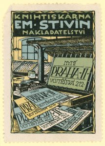 Oficina de impresión y publicación de Em Stivin, Praga de Czech School