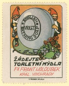 Jabón de baño inglés violeta de Frantisek Holoubek