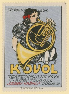 Agente de pulido líquido Kovol para metales de Czech School