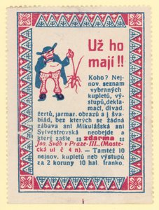 Hombre sosteniendo un insecto de Czech School