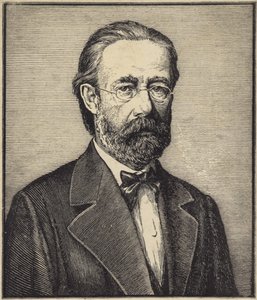 Retrato de Bedrich Smetana de Czech School