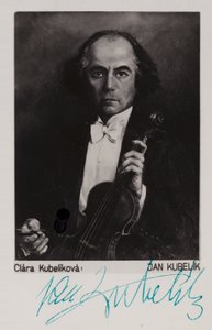 Retrato de Jan Kubelik de Czech School