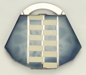 Compacto de polvo de bolso Princess, checo, 1930s de Czech School