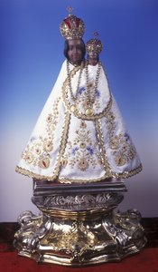 Estatuilla de la Virgen María de Svatá Hora