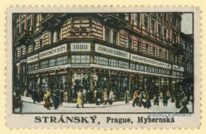 Confitería Stransky, Calle Hybernska, Praga de Czech School