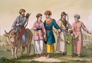 Tártaros Taguri de Crimea, c. 1820-30s de D.K. Bonatti