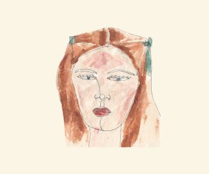 Niña (acuarela) de Daisy de Villeneuve