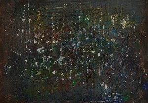 Abstracto oscuro y vibrante