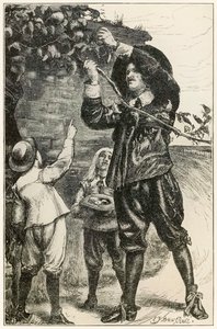 Los niños de Cristiano comenzaron a comer" de "El progreso del peregrino de este mundo, al que está por venir" de John Bunyan de Dalziel Brothers