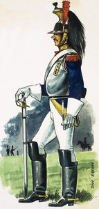 Coracero francés del Ejército Imperial de Francia de Dan Escott