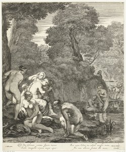 Diana y sus ninfas descubiertas por Acteón
