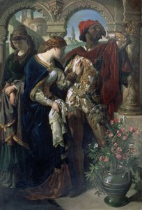 Otelo, Desdémona y Emilia