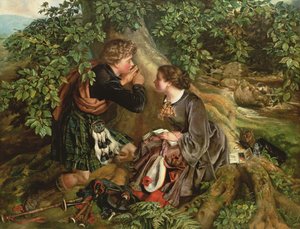 Amantes de Escocia,1863 de Daniel Maclise