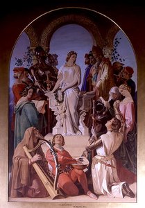 El espíritu de la caballería (óleo sobre lienzo) de Daniel Maclise
