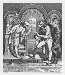 Ilustración para el poema de Tennyson, La Princesa