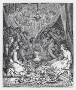 Ilustración para el poema de Tennyson, La Princesa