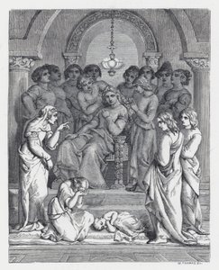Ilustración para el poema de Tennyson, La Princesa