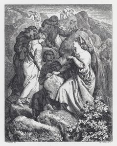 Ilustración para el poema de Tennyson, La Princesa