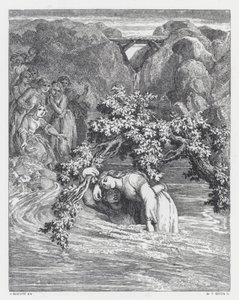Ilustración para el poema de Tennyson, La Princesa de Daniel (after) Maclise