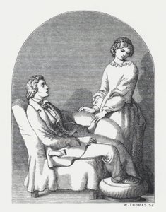 Ilustración para el poema de Tennyson, La Princesa de Daniel (after) Maclise