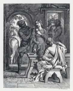 Ilustración para el poema de Tennyson, La Princesa de Daniel (after) Maclise
