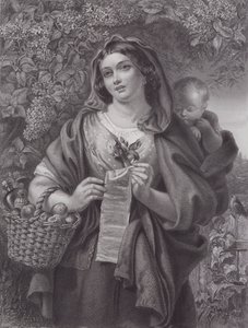 El Cantante de Baladas de Daniel (after) Maclise