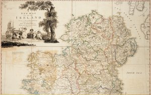Nuevo mapa civil y eclesiástico de Irlanda