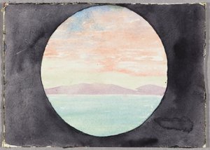 Bahía de Túnez a Través del Ojo de Buey del Vapor Fürst Bismark, Túnez, Boceto de Viaje, 1896 de Daniel Burnham