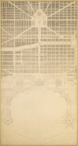 Placa 129 del Plan de Chicago, 1909: Chicago. El Centro de Negocios de la Ciudad de Daniel Burnham