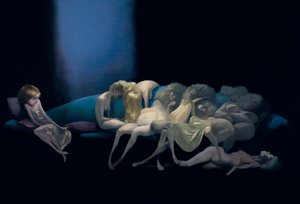 La joven novia y las esposas muertas, de Barba Azul por Charles Perrault