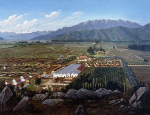 El viñedo de Erranzuriz-Panquehue, Chile, 1896 de Daniel Escobar